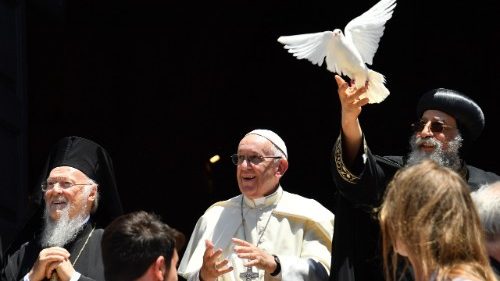 Papa Francesco: non c'è alternativa alla pace in Medio Oriente