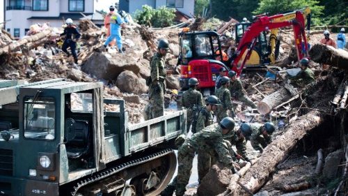 जापान के बाढ़ पीड़ितों के प्रति संत पापा फ्राँसिस ने शोक व्यक्त 