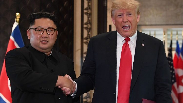 Beim Gipfeltreffen von Kim Jong-un und Donald Trump sollen Menschenrechte auch eine Rolle gespielt haben 