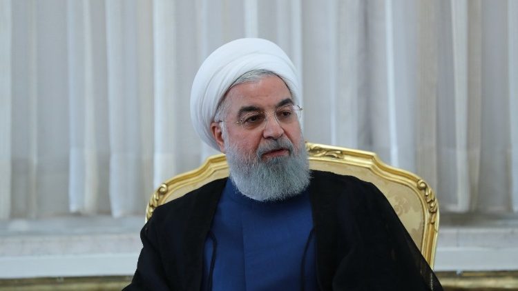 Le président iranien Hassan Rohani, ici lors d'une réunion à Téhéran le 14 juillet 2018.
