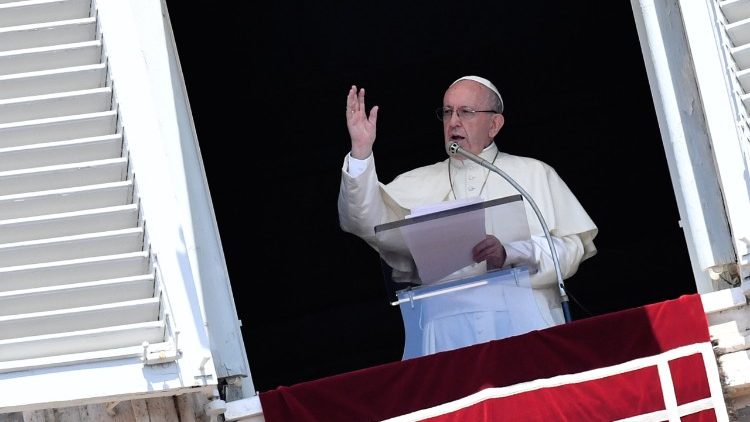Ángelus del Papa del último domingo de julio 2018. 