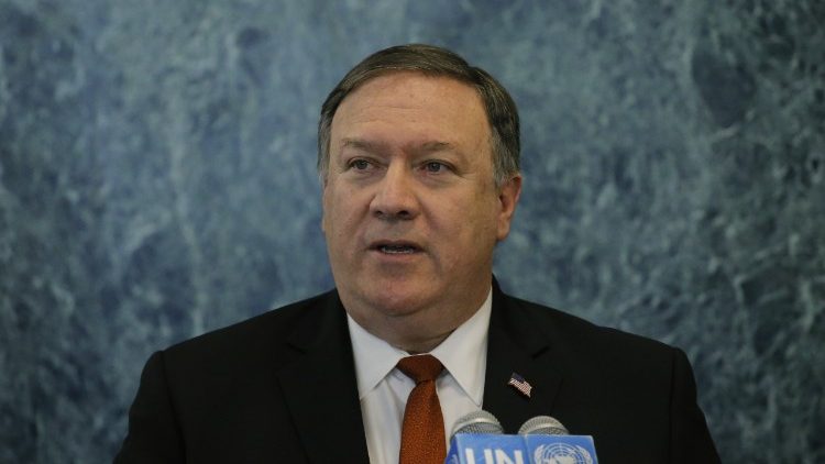 US-SECRETARY-OF-STATE-POMPEO-VISITS-THE-UN-FOR-MEETINGS
