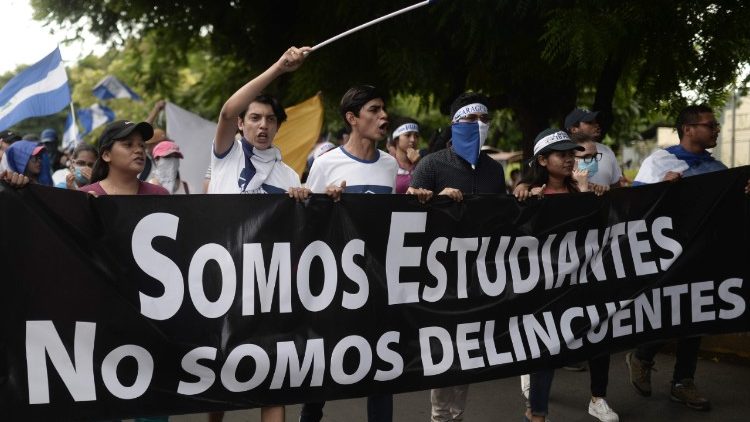 Protesta estudiantil en Nicaragua 2018-30-07