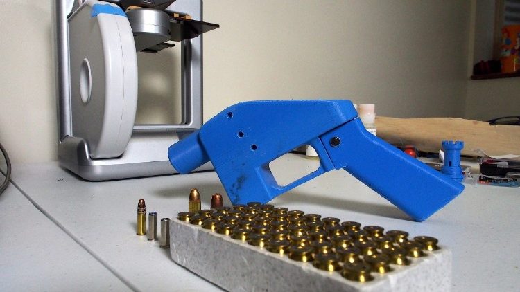 Un exemple de pistolet imprimé en 3D.