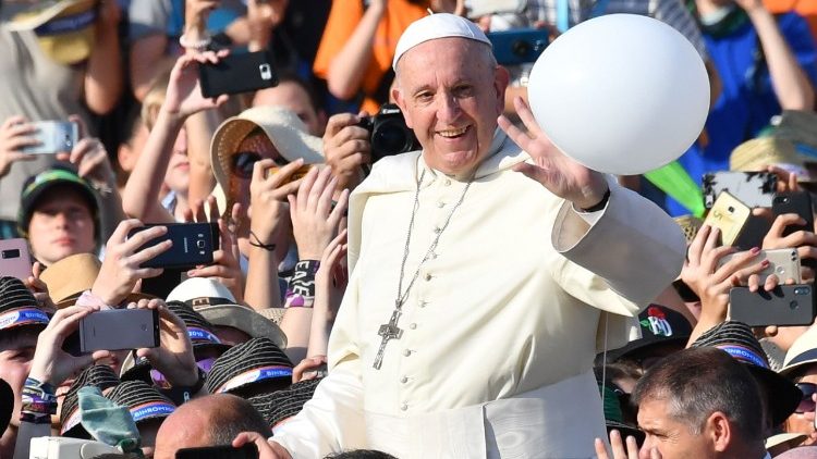 Le Pape François à la rencontre des enfants de choeur