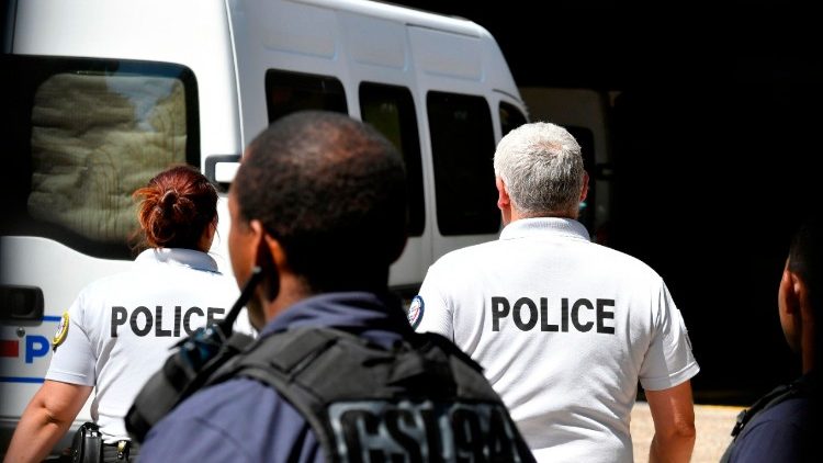 Des policiers à Créteil, le 3 août 2018.