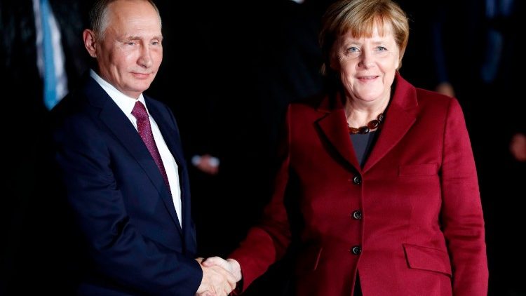 Chancellor Angela Merkel and Russian President Putin