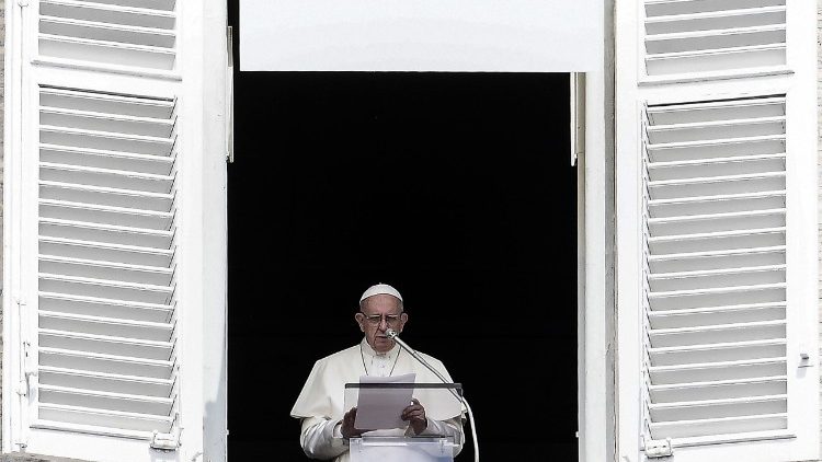 Papa Franjo tijekom podnevnoga nagovora; 15. kolovoza 2018.