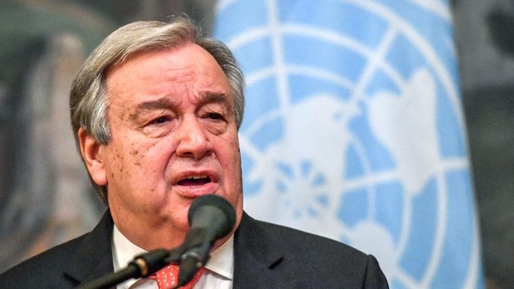 Il Segretario Generale dell'Onu Antonio Guterres