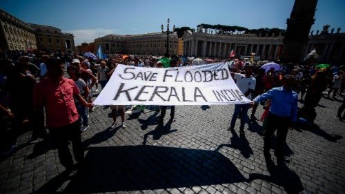 Papst betet für Flutopfer in Kerala