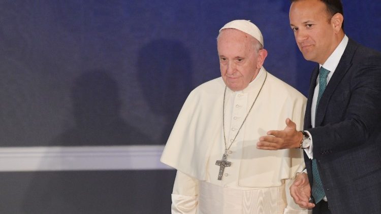 Papst Franziskus un der irische Premierminister
