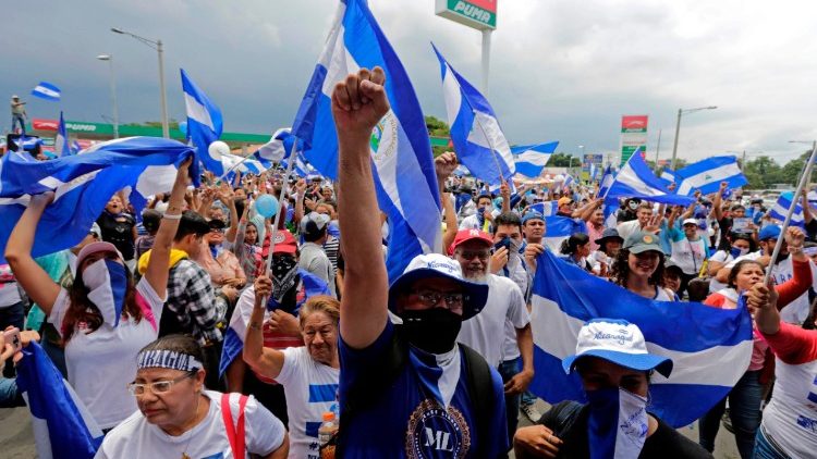 Antyreżimowa demonstracja w Nikaragui