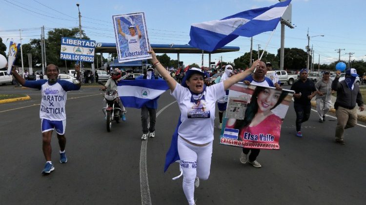 NICARAGUA marchas pidiendo libertad presos políticos 