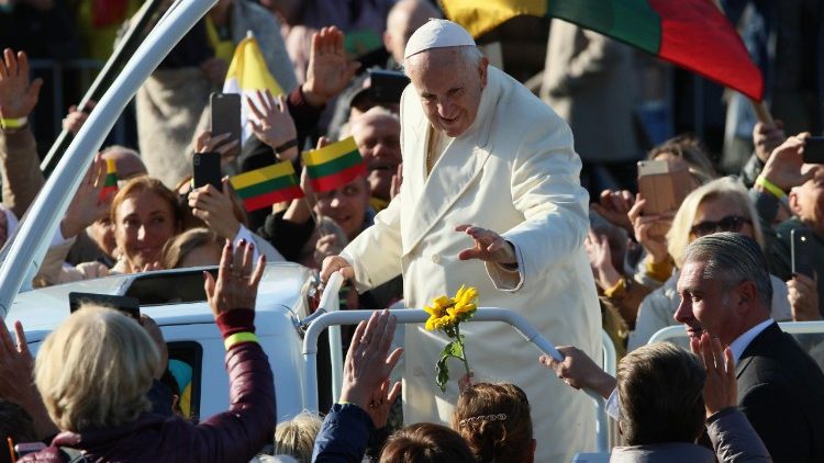 Papa Françesku në Kaunas të Lituanisë
