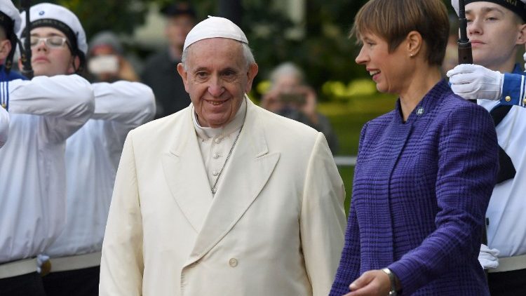 Popiežius ir Estijos prezidentė