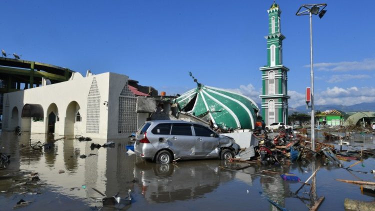 Горад Палу ў Інданэзіі пасля цунамі