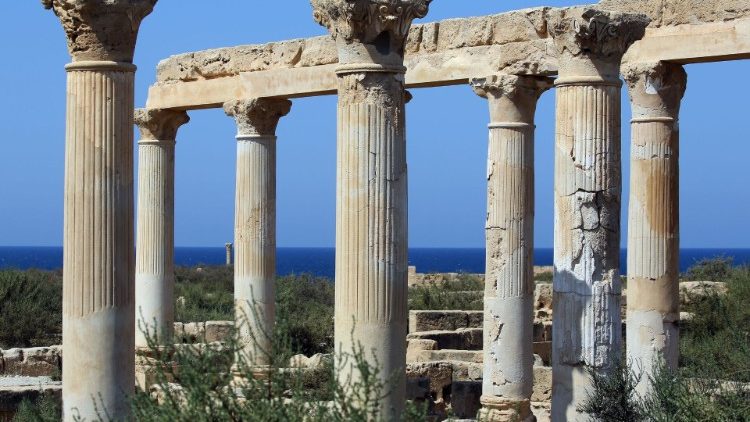 La cité romaine de Sabratha en Libye à 70 km de Tripoli est sur la liste des patrimoines en péril de l'Unesco. 