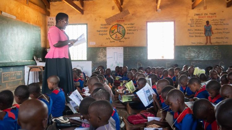 Училище в Малави