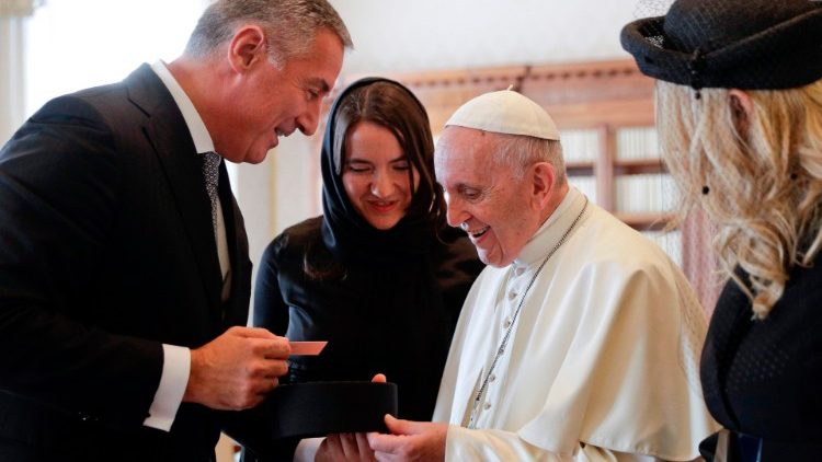 Papa Francisko amekutana na Rais wa Jamhuri ya Montenegro