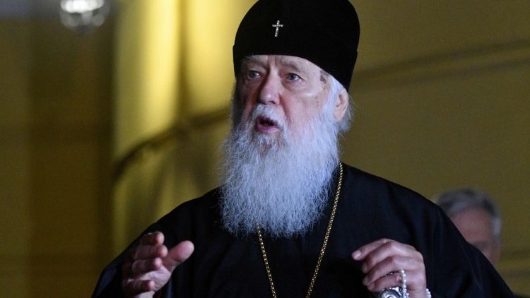 Kirchenführer Filaret von der  ukrainisch-orthodoxen Kirche des Kiewer Patriarchats