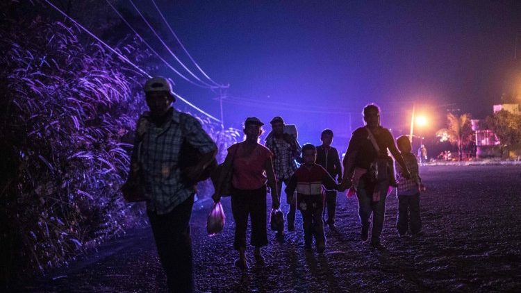 Flüchtlingskarawane in Mexiko