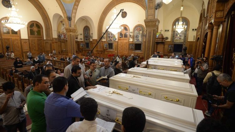 Funeral dos cristãos coptas