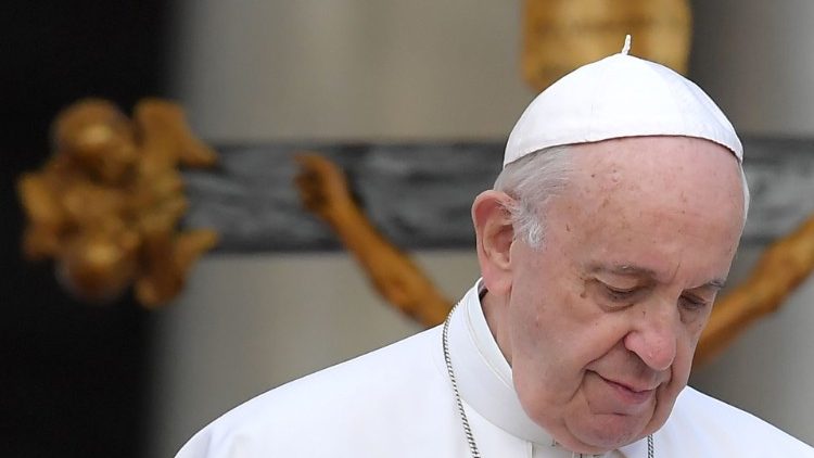 Папа падчас агульнай аўдыенцыі. Ілюстратыўнае фота