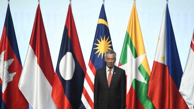 Bei einer ASEAN-Tagung in Singapur