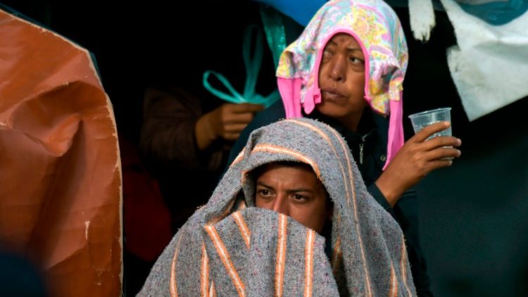Migranten aus Venezuela Ende letzten Jahres in Bogotà