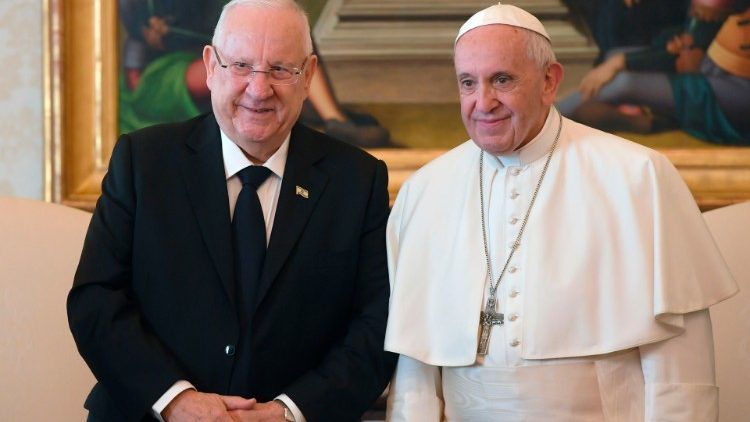 Rivlin im November letzten Jahres bei einer Begegnung mit dem Papst