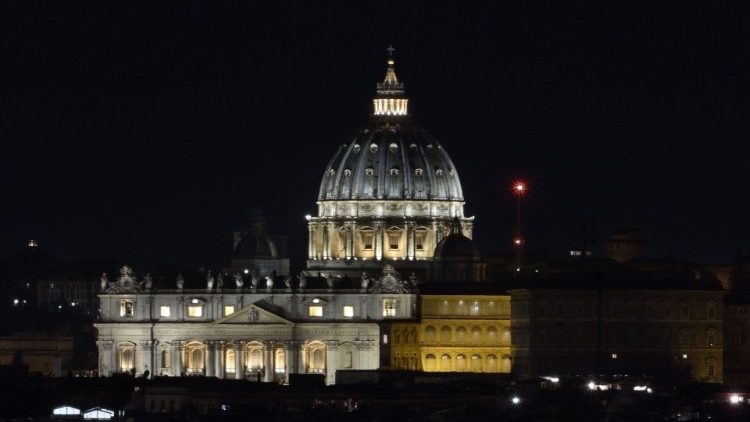 Vatikan bei Nacht