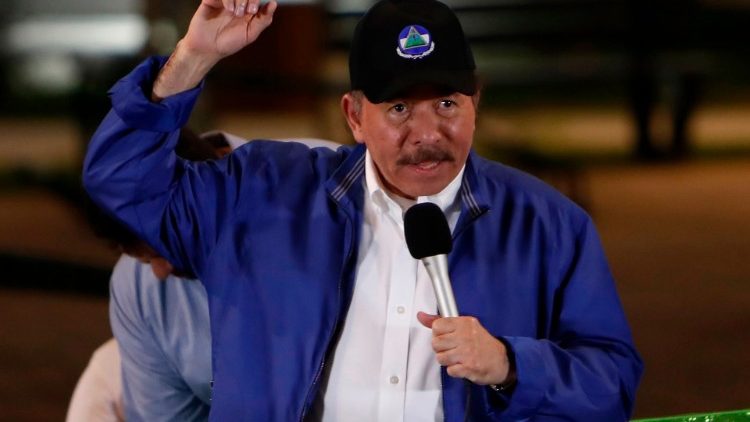 Ortega bei einem Auftritt in Managua Ende November