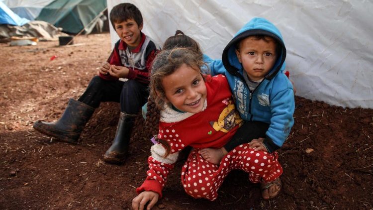 Syrische Binnenflüchtlinge in der Provinz Idlib am 1. Dezember