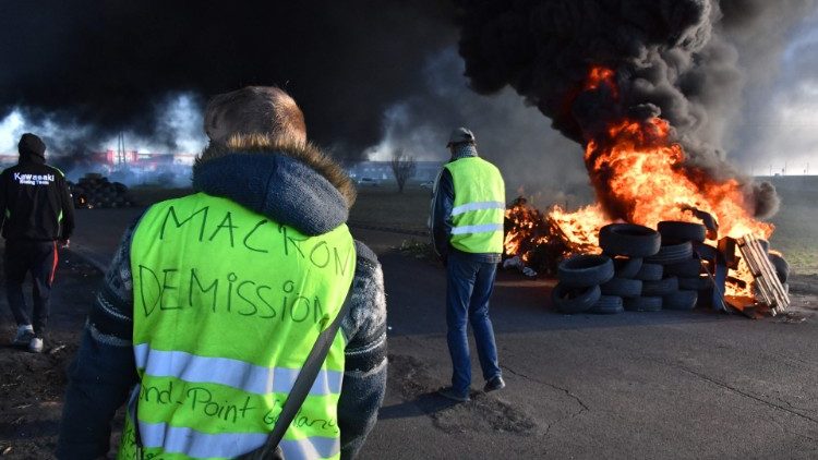 Proteste der Gelbwesten in Frankreich