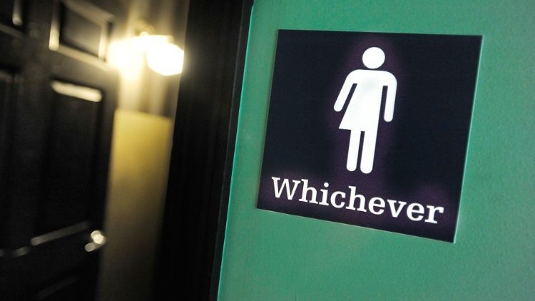 Genderově neutrální označení toalety v Kalifornii