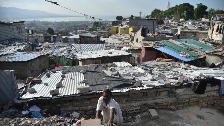 Una delle tante bidonville di Haiti