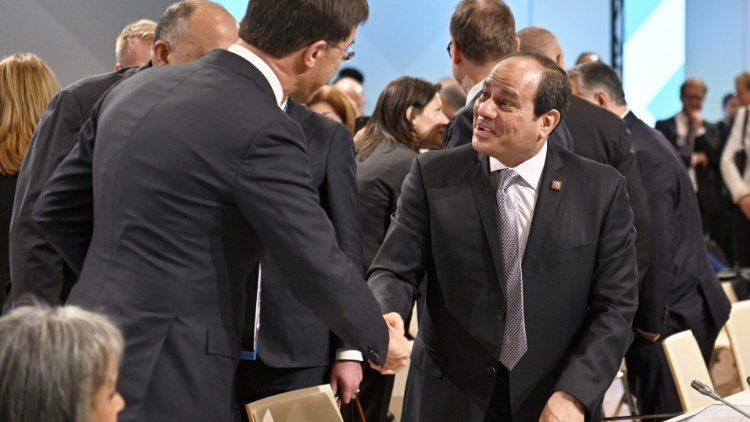 Ägyptens Präsident Al Sisi bei einem internationalen Forum in Österreich am vergangenen 18. Dezember