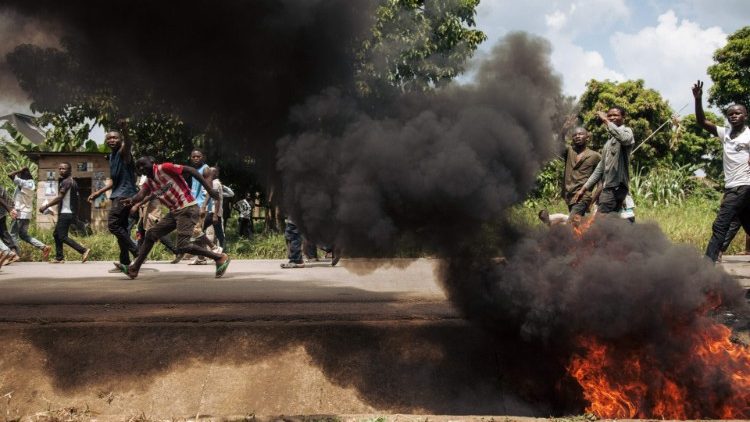 Affrontements à Beni entre l'armée et des manifestants, le 27 décembre 2018.