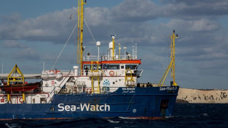 Die Sea-Watch im Hafen von Malta