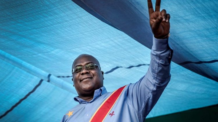 Die Kirche hatte auf Wahlbetrug hingewiesen, dennoch wurde der Oppositionskandidat Felix Tshisekedi zum Sieger erklärt