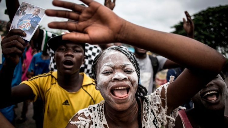 Eine Demonstration in Kinshasa im letzten Jahr
