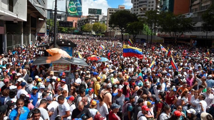 Marche de l'opposition ce mercredi 23 janvier 2019 à Caracas