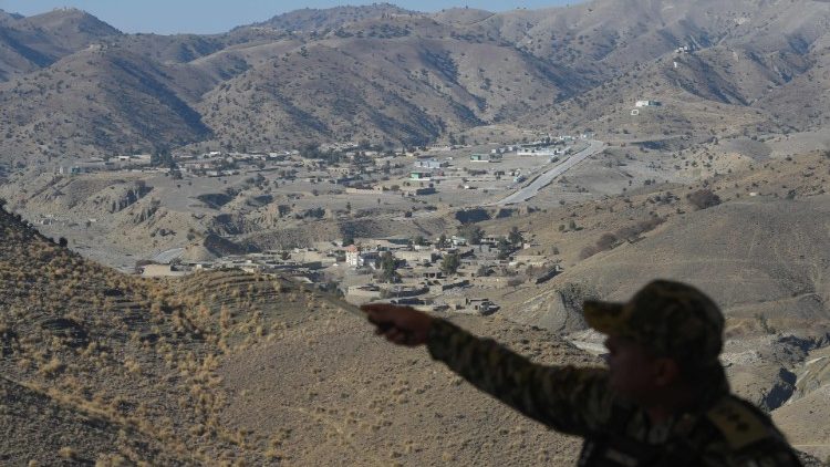 Un soldat de l'armée pakistanaise dans la ville de Nord Waziristan sur la frontière entre l'Afghanistan et le Pakistan. 