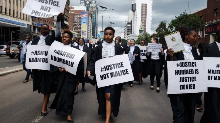"Marcha pela justiça", nas ruas de Harare, Zimbabwe