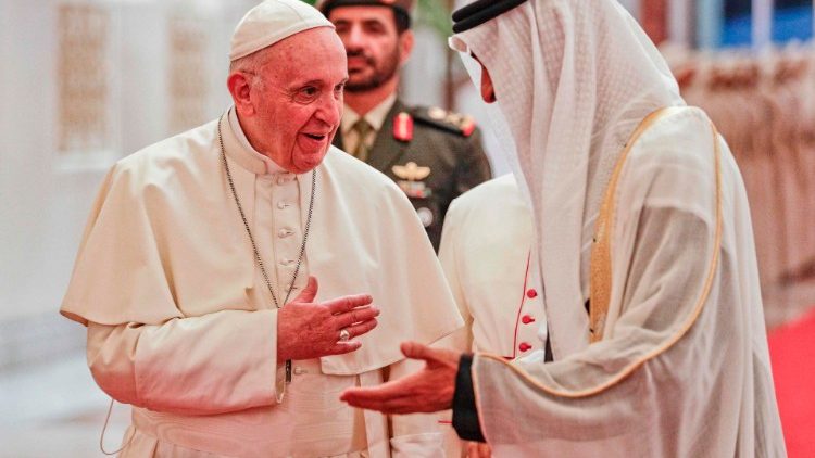 Als Franziskus im Februar 2019 in Abu Dhabi zu Besuch war