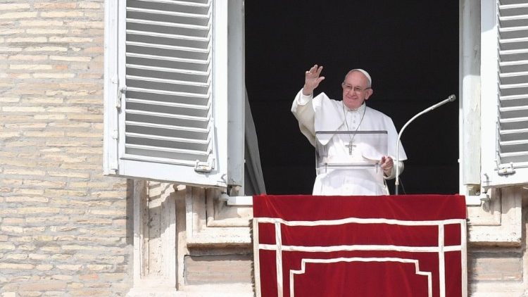 La Pape François lors de l'Angélus du 10 février 2019. 