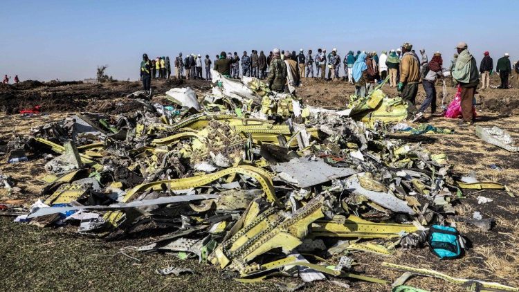 에티오피아항공 여객기 사고 현장 