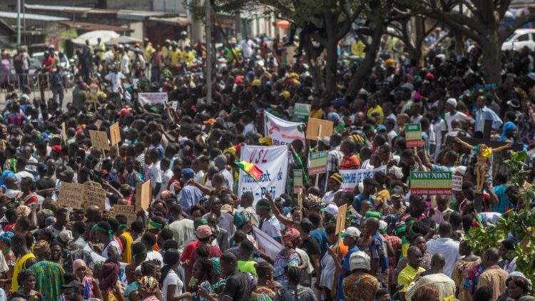 Протести опозиції в Котону, столиці Беніну