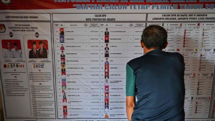 Giakarta: le liste elettorali