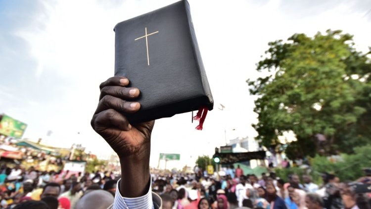 مسيحيون يتظاهرون في السودان
